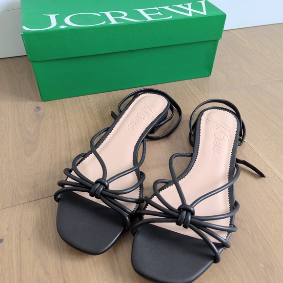 J. Crew Shoes - J. Crew Black Strappy Sandals
